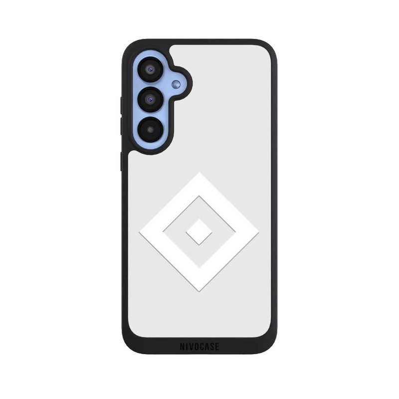 Galaxy A55 5G NIVOpure Rauten Logo auf HSV Grau