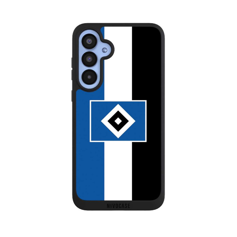 Galaxy A55 5G NIVOpure HSV rayures - bleu-blanc-noir