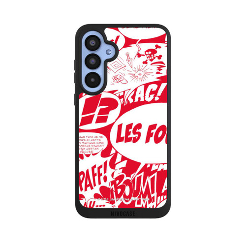 Samsung Galaxy A55 5G NIVOpure Sprechblasen Asterix Rot