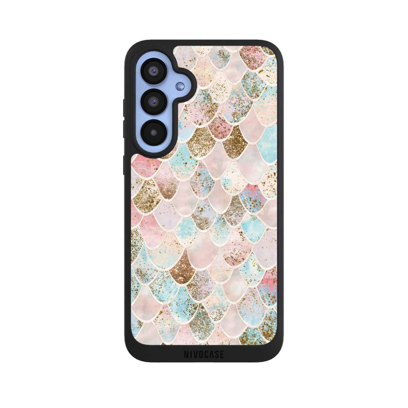 Galaxy A55 5G NIVOpure Glitzer Look Meerjungfrau Muster