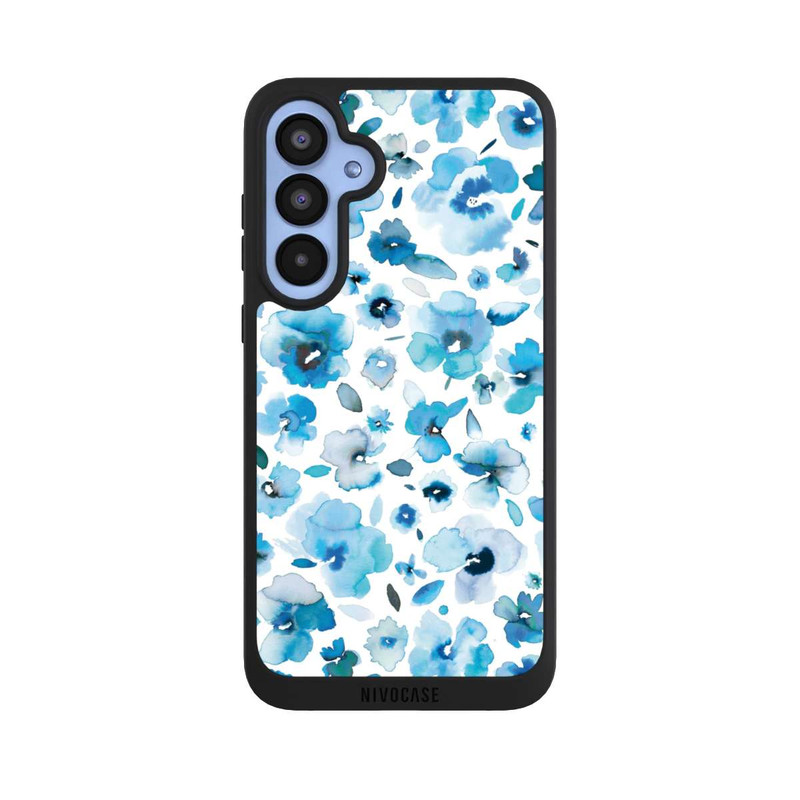 Galaxy A55 5G NIVOpure Blue Tropical Flowers