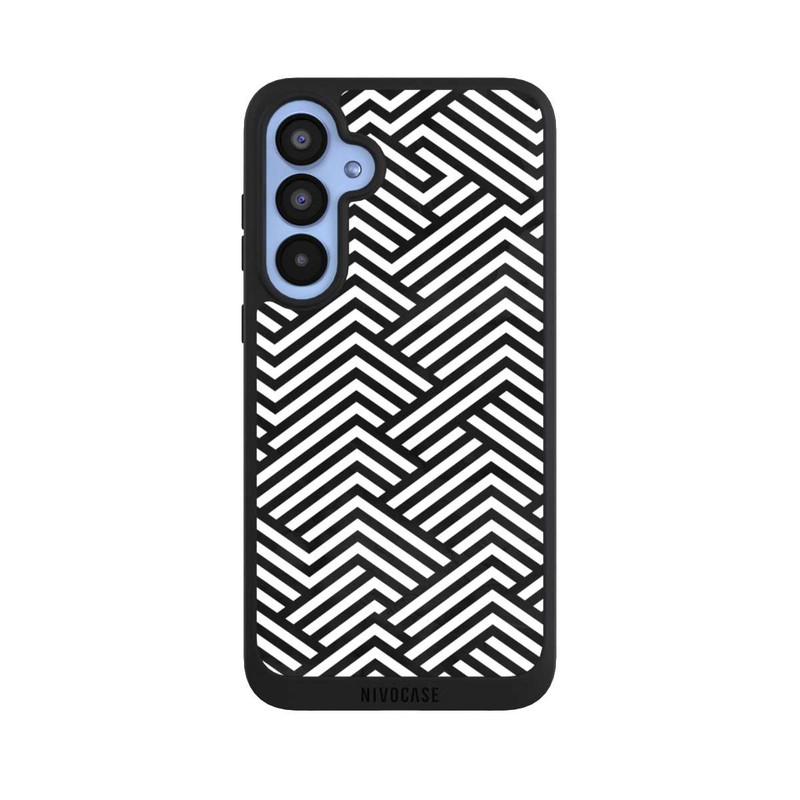 Galaxy A55 5G NIVOpure ZigZag noir et blanc