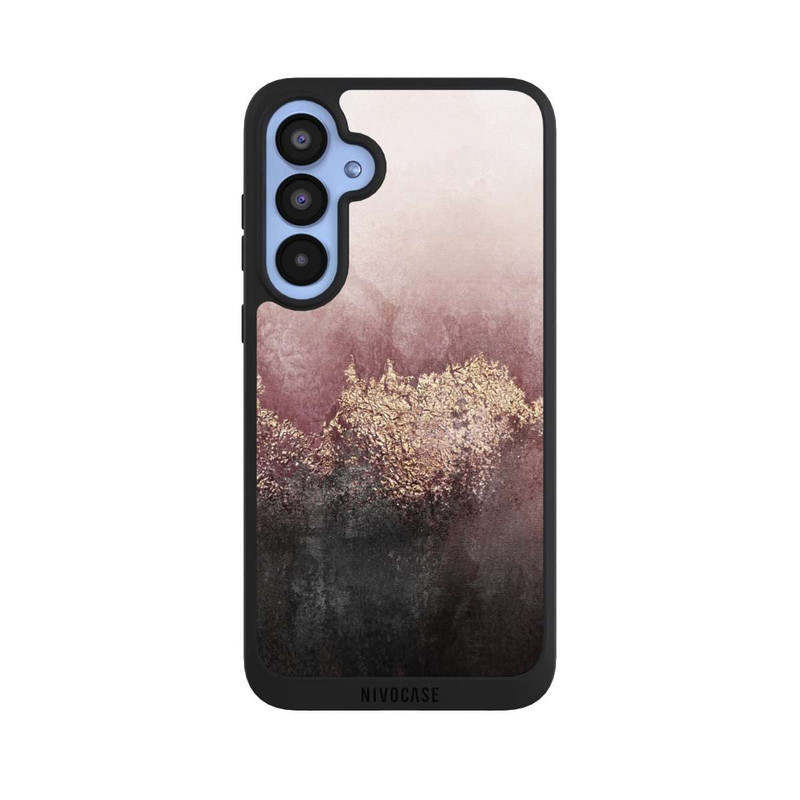 Galaxy A55 5G NIVOpure Rosa Himmelsstaub Golddruck