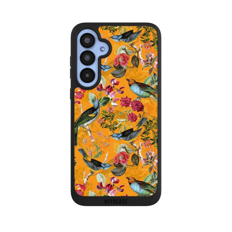 Galaxy A55 5G NIVOpure Tapete mit Vögeln und Blumen