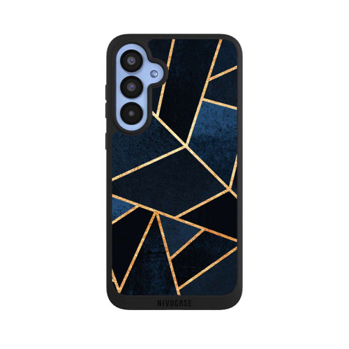 Samsung Galaxy A55 5G NIVOpure Navy Stein Golddruck