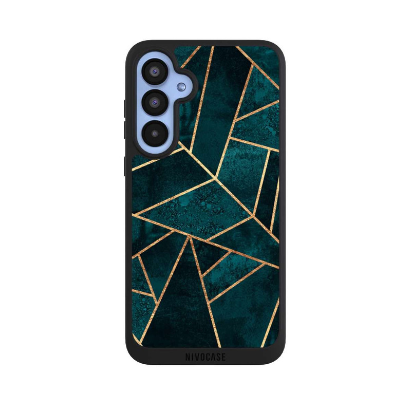 Galaxy A55 5G NIVOpure Tief Blaugrün Stein Gold Druck