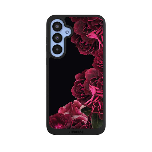 Samsung Galaxy A55 5G NIVOpure Vintage Rosen auf Schwarz