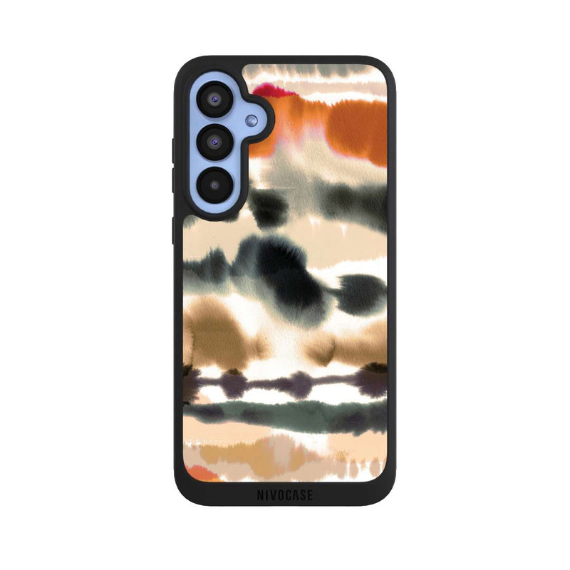 Galaxy A55 5G NIVOpure Soft Nautical Watercolor Lines Orange