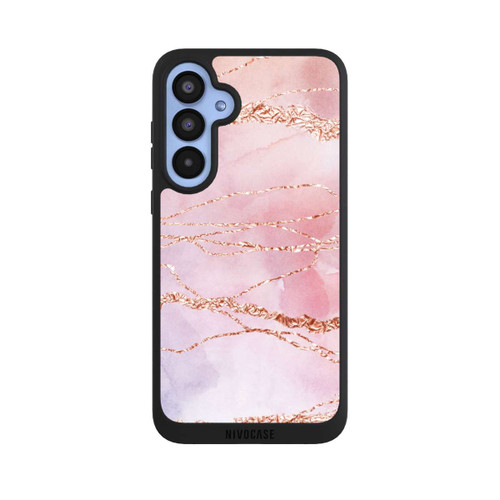 Samsung Galaxy A55 5G NIVOpure Glitter Look Pink Girly Marmor
