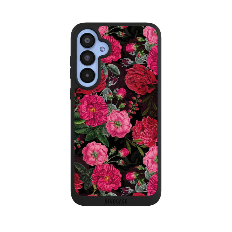 Galaxy A55 5G NIVOpure Pink und Rote Blumen