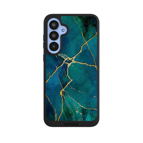 Samsung Galaxy A55 5G NIVOpure Mineral glamour blue gold look