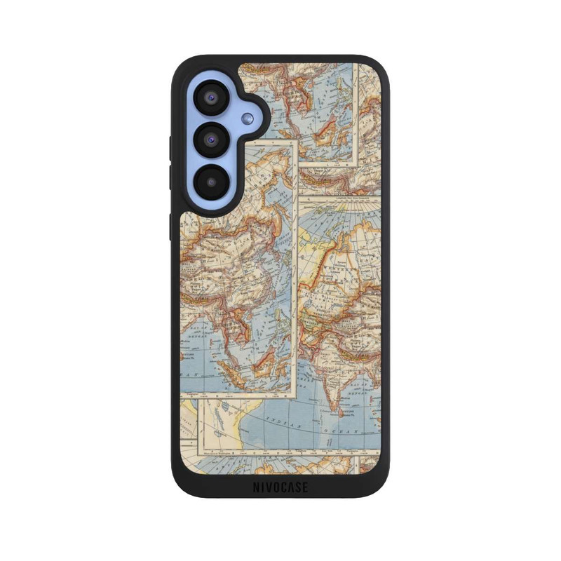 Galaxy A55 5G NIVOpure World Map Vintage