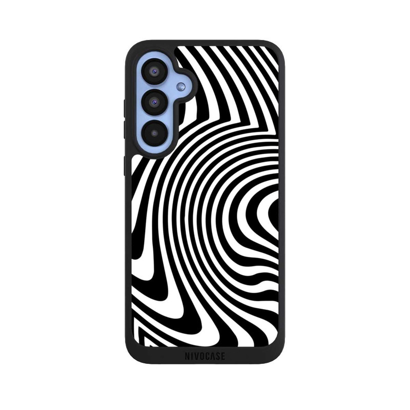 Galaxy A55 5G NIVOpure schwarz-weiße Wellen