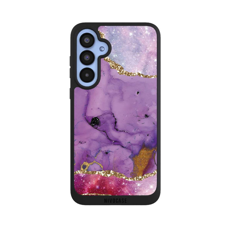 Galaxy A55 5G NIVOpure Purple Galaxy Glamour Marble