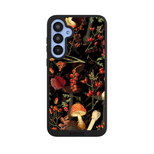 Samsung Galaxy A55 5G NIVOpure Mushroom Pattern Black