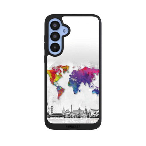 Samsung Galaxy A55 5G NIVOpure Worldmap with Skyline