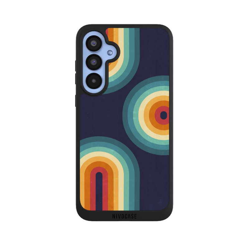 Galaxy A55 5G NIVOpure Double Rainbow on Blue