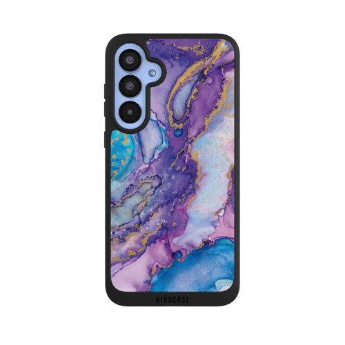 Samsung Galaxy A55 5G NIVOpure Purple und Blue Swirl Ink