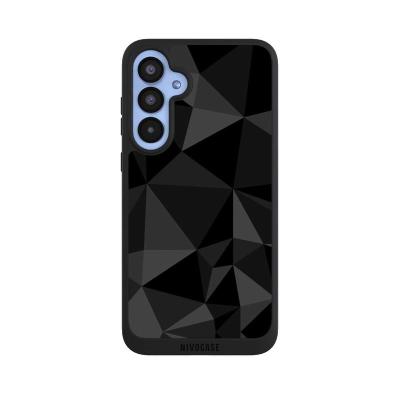 Galaxy A55 5G NIVOpure Motif Polygone Noir
