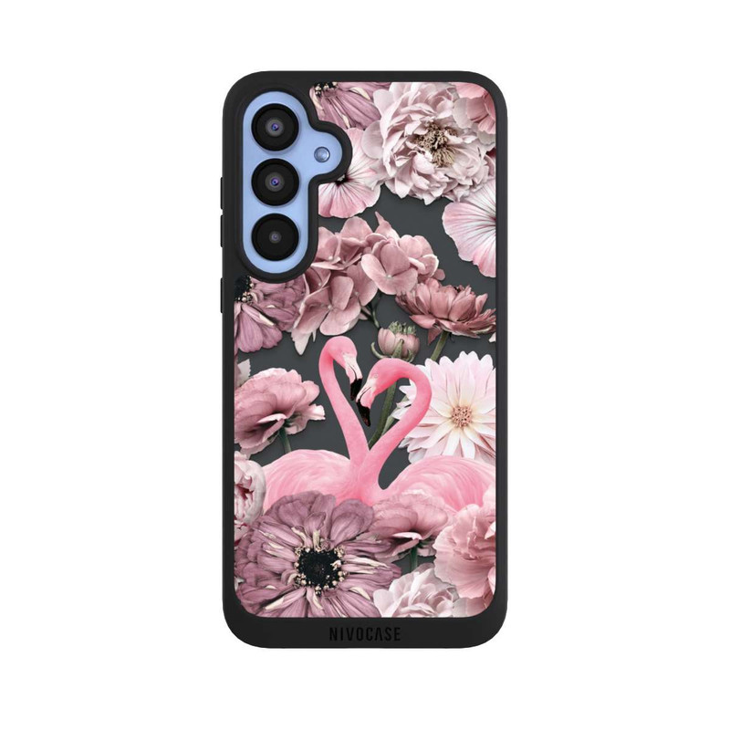 Galaxy A55 5G NIVOpure Flamingos in Blumen Muster