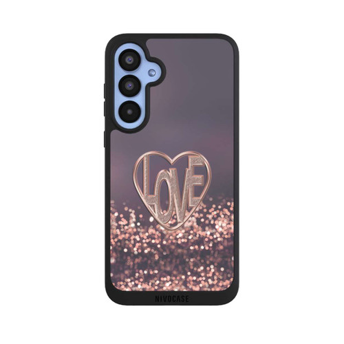 Samsung Galaxy A55 5G NIVOpure Love Glitter Pink