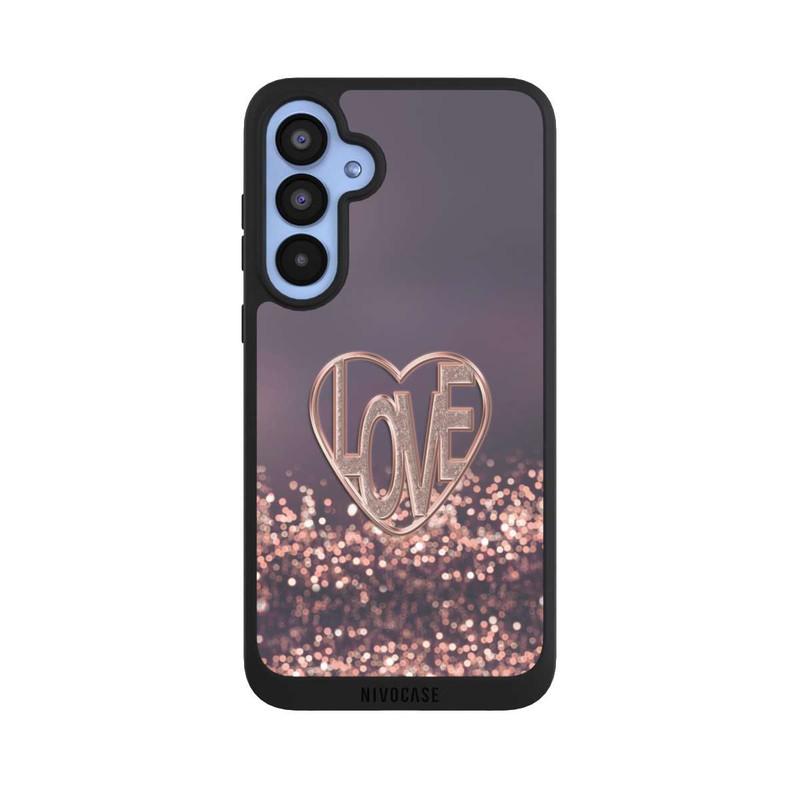 Galaxy A55 5G NIVOpure Love Glitter Pink