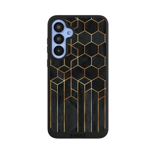 Samsung Galaxy A55 5G NIVOpure Hexagones noirs