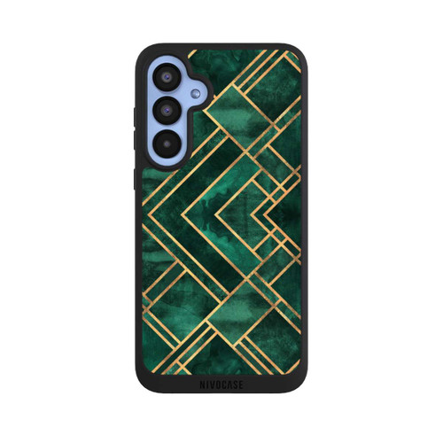 Samsung Galaxy A55 5G NIVOpure Grüne Blöcke