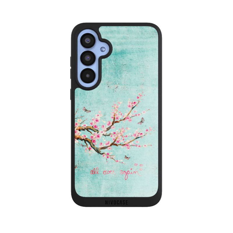 Galaxy A55 5G NIVOpure Cherry Blossom Tree Pattern Blue