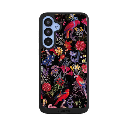 Samsung Galaxy A55 5G NIVOpure Dark Flowers and Parrots