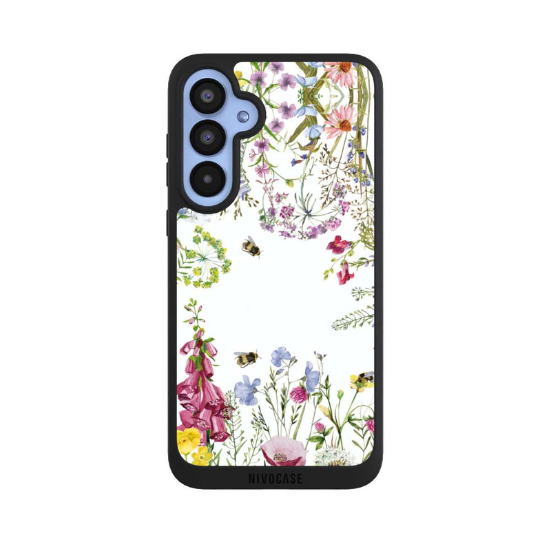 Galaxy A55 5G NIVOpure Cadre de fleurs sauvages des prés d'été