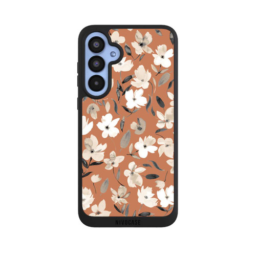 Samsung Galaxy A55 5G NIVOpure Frische Herbstblumen Kupfer