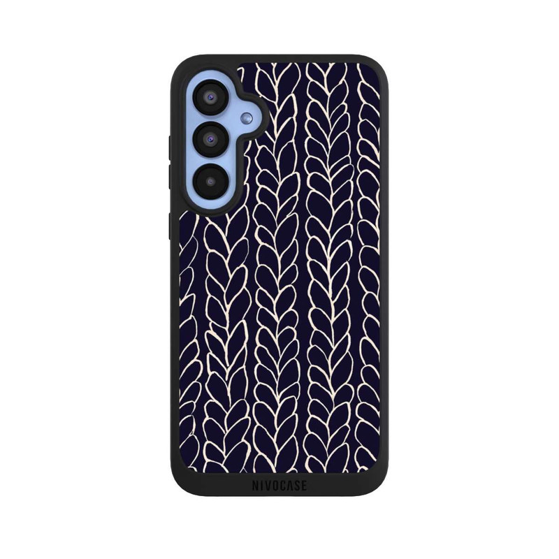 Galaxy A55 5G NIVOpure Tresses En Laine Dessins Marine