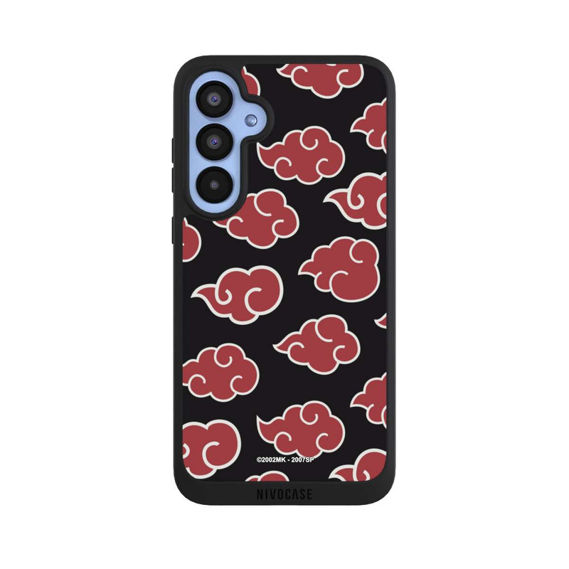 Galaxy A55 5G NIVOpure Akatsuki Pattern Black Big