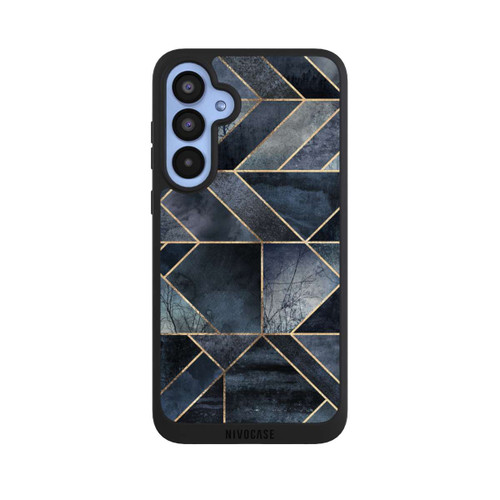 Samsung Galaxy A55 5G NIVOpure Abstraktes Natur-Dunkelblau