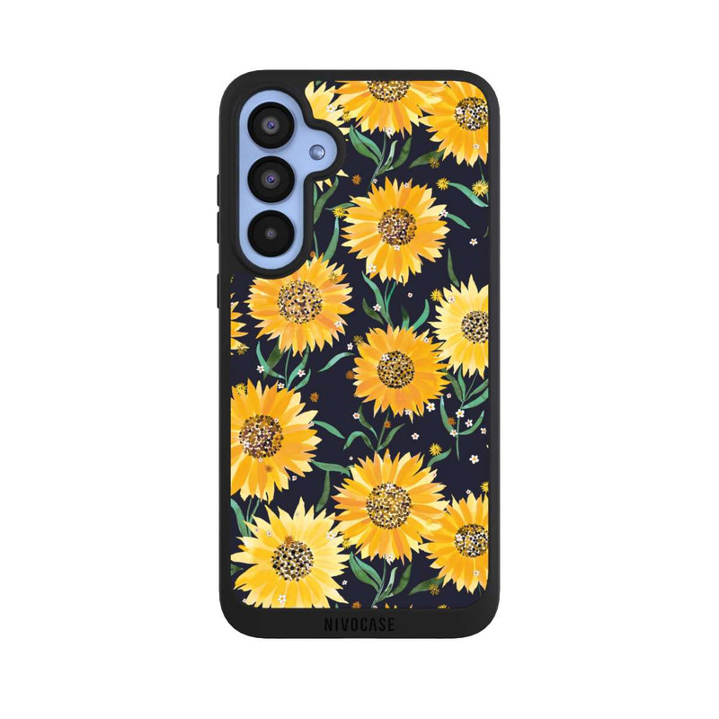 Galaxy A55 5G NIVOpure Sonnenblumen schwarz