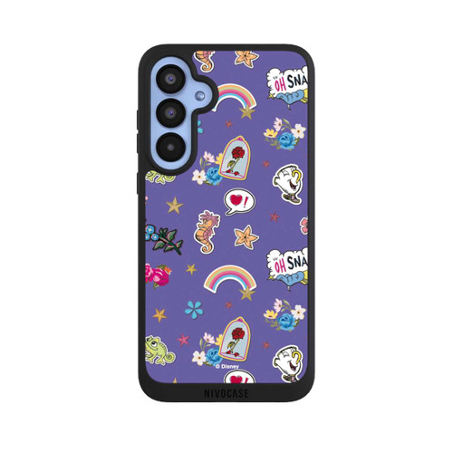 Samsung Galaxy A55 5G NIVOpure Princess Pattern Purple Disney Princess