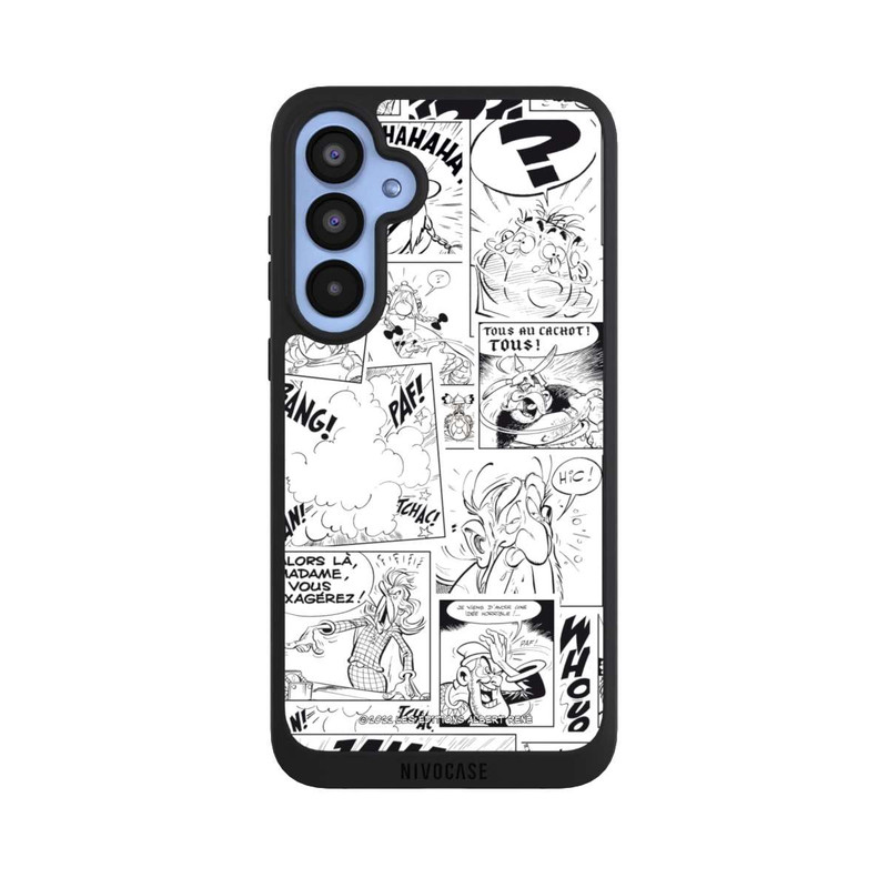 Galaxy A55 5G NIVOpure BD Astérix Blanc & Noir