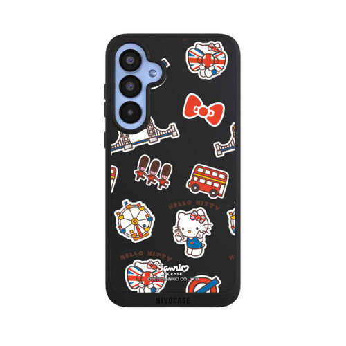 Samsung Galaxy A55 5G NIVOpure Hello Kitty Londoner Abzeichen Transparent