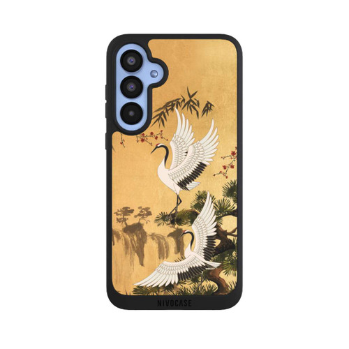 Samsung Galaxy A55 5G NIVOpure Cranes Gold Japan 2