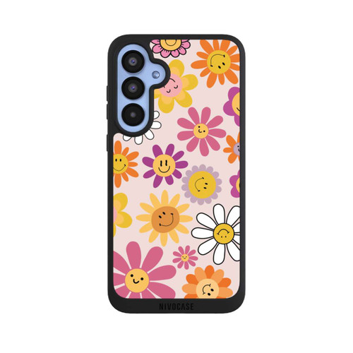 Samsung Galaxy A55 5G NIVOpure Smiles Pink Flowers