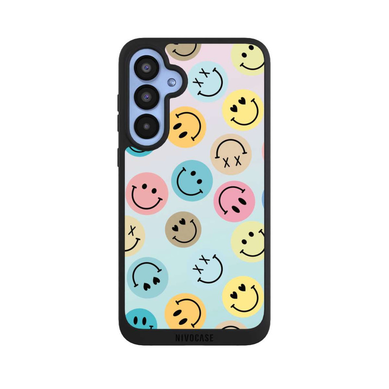 Galaxy A55 5G NIVOpure Smiles Emotes Pattern Colorful