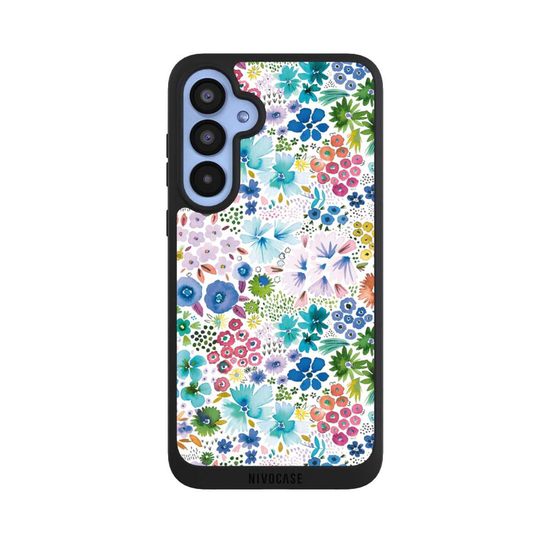 Galaxy A55 5G NIVOpure Petites Fleurs de Printemps Bleues