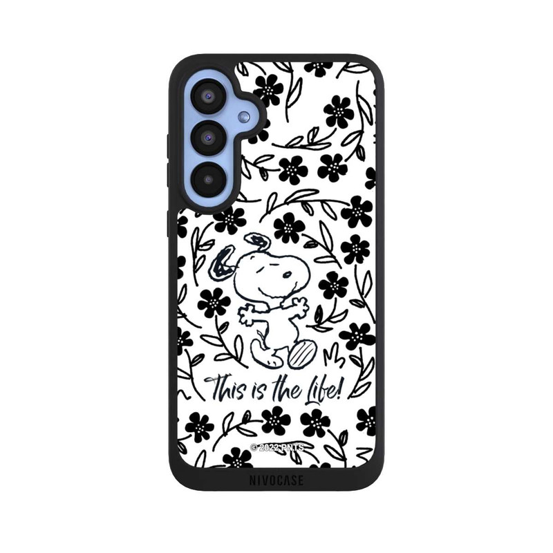 Galaxy A55 5G NIVOpure Snoopy This Is The Life Noir & Blanc