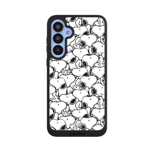 Samsung Galaxy A55 5G NIVOpure Snoopy Pattern Black And White