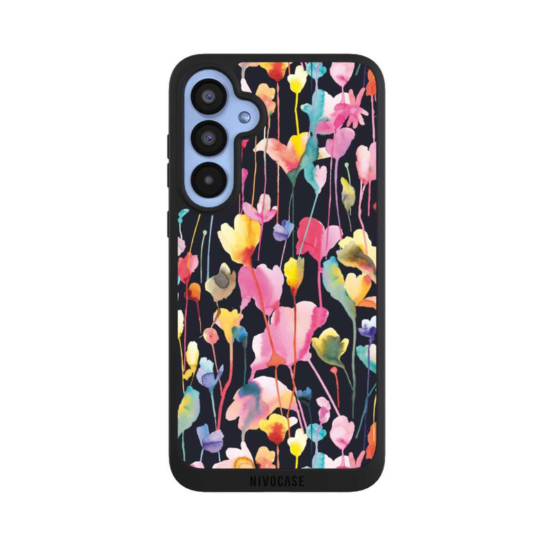 Galaxy A55 5G NIVOpure Wildblumen schwarz