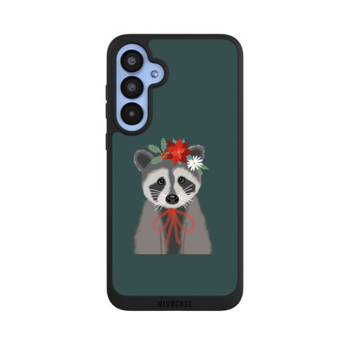 Samsung Galaxy A55 5G NIVOpure weihnachtlicher Waschbär