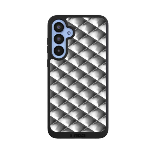 Samsung Galaxy A55 5G NIVOpure Glamour Silver Squares