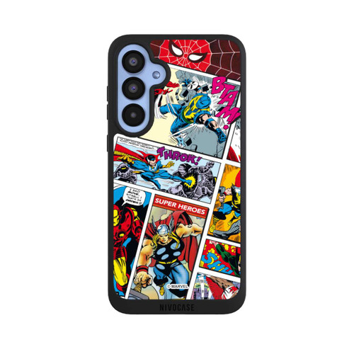 Samsung Galaxy A55 5G NIVOpure Marvel Retro Comic Blue