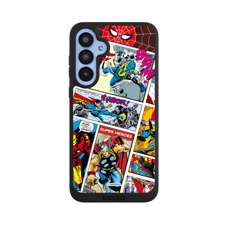 Galaxy A55 5G NIVOpure Marvel Retro Comic Blue